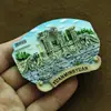 Pekín Tianjin Beidaihe Shenyang Ciudad Prohibida Dalian Harbin Weihai Qingdao Resina Imán para Refrigerador Metal Dezh