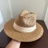 Sombrero Pequeño Casual Retro de Copa Plana Francés Sombrero de Paja Sombrero de Playa para Mujer Verano Playa Sombrero para el Sol Sombrero de Paja de Ala Ancha