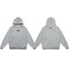 Essentials de Alta Qualidade Hhh Moletom com Capuz de Outono e Inverno com Letras de Silicone Multithread High Street Americano Masculino e Feminino