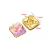 Acero Inoxidable Flor de Gota de Aceite Punto Perla Colgante Geométrico DIY Accesorios para Collares y Pendientes Europeos y Americanos Venta al por Mayor Transfronteriza