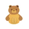 Taza para Cepillo de Dientes Abrazo de Oso para Baño Estante de Almacenamiento de Pasta de Dientes Baño Montado en la Pared sin Perforaciones Drenaje Vaso de Almacenamiento de Oso