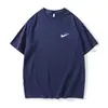Roupas Masculinas 2026 Verão Camiseta de Algodão Puro Manga Curta Masculina Fina Simples Gola Redonda Camiseta Casual Tendência Marca Tops Atacado