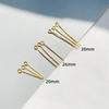 Pin de 9 palabras Pin T material básico con cuentas DIY accesorios para joyería hecha a mano Pasador antiguo Accesorios para el cabello Paso sacudida Accesorios de metal