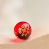 Oro, Madera, Agua, Fuego, Tierra, Cinco Elementos, Tallado Bagua, Estampado Dorado, Cuentas Sueltas, Joyería Semi-terminada, Estilo Chino de Moda, Cuentas de Vidrio Coloridas