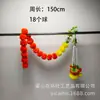 Suministrado directamente por el fabricante: Guirnaldas de flores de caléndula para decoraciones de bodas indias, Guirnaldas de plástico del Día de Muertos mexicano para fiestas
