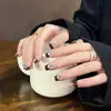 Unhas Usáveis Sexy Flash Personalizadas, Unhas Postiças de Alto Padrão, Adesivos de Nail Art Usáveis Gelo-Transparente, Adesivos de Nail Art Mais Vendidos, Produtos Acabados