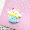 Helado de Cono de Dibujos Animados Perro de Orejas Grandes Accesorios de Resina DIY Accesorios para el Cabello de Niños Funda para Teléfono Móvil Pegatina para Refrigerador Vaso de Agua Hebilla para Zapatos