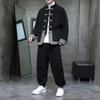 2025 inverno novo estilo chinês masculino algodão-acolchoado terno novo estilo chinês Tang terno retro quente grosso casaco masculino