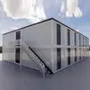 Sitio de Construcción de Casa Contenedor Dormitorio de Casa Contenedor Placa de Acero de Color Casa con Panel Móvil Casa Caja de Ensamblaje Rápido Casa Residencial Engrosada