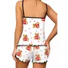Europa Transfronteriza temu Comercio Exterior 2026 Verano Seda de Leche Tirantes Espagueti Pijama Ropa de Casa para Mujer Venta Directa de Fábrica Mayorista
