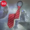 Corbata Formal para Boda, Rojo Vino, Estilo Coreano, Corbata de Cremallera Estrecha de 8 cm para Novio, Corbata Rayada Profesional de Negocios para Hombres y Mujeres