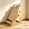 Arranhador Vertical para Gatos, Resistente ao Desgaste e Não Solta Fiapos, Cama de Sisal para Gatos, Brinquedo para Gatos, Bola de Sisal, Tapete Arranhador para Gatos, Ferramenta para Afiar as Garras de Gatos