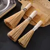 Artefacto para Fregar Ollas Cepillo de Bambú Hecho a Mano Escoba de Cocina Antigua Cepillo para Ollas para Lavar Ollas Herramienta de Limpieza de Cocina para el Hogar
