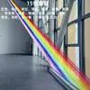 Configuración de fondo con luces de cadena de arcoíris para sesiones de fotos en redes sociales, decoración de tiendas, centros comerciales, bodas, fiestas, escaparates, accesorios para fotos