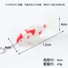 Modelo de Peixe Koi de Simulação em PVC Pingente de Chaveiro de Peixe Dourado Peixe Ornamental Tanque de Peixes Paisagismo Decorativo Adereços Decorativos