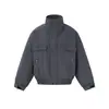 Forn3 Ropa Exterior de Algodón para Hombre Invierno Engrosada Ropa Exterior de Algodón Algodón Puro Retro Americano Uniforme de Tripulación de Vuelo Chaqueta de Cuello Alto N1705