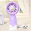 2025 nova boneca de desenho animado com suporte para celular ventilador pequeno de mão para estudante carregamento USB atacado presente de impressão