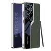 Funda de una sola pieza transfronteriza para teléfono móvil súper resistente Samsung S25Ultra, funda de cuero de estilo simple con electrochapado de moda para hombres y mujeres