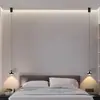 Lámpara colgante pequeña minimalista de espectro completo ajustable para dormitorio, mesita de noche, entrada, zapatero, iluminación del hogar que protege los ojos, hierro