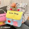 Bolsa de cosméticos para casa pequena Bolsa de armazenamento de viagem portátil de grande capacidade Bolsa de compras de alta cor Bolsa de compras para meninas Bolsa de compras por atacado