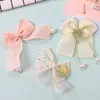Laço de Tecido Renda Laço Aplique Feito à Mão DIY Presilha Acessórios de Roupa Pequena Flor Acessórios de Tecido