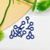 Tornillos de ojo de oveja pintados de metal, Tornillos de cuerno de oveja pintados en spray de colores, Tornillos autorroscantes, Piezas de accesorios para bricolaje, Colgantes para llaveros