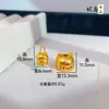 Pingente de Gato da Sorte Banhado a Ouro Estilo Chinês Antigo, Corda Artesanal Peek-A-Boo, Enfeite Pendurado Fofo, Presente de Aniversário de Luxo Leve