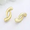 Pendientes de Temperamento de Moda Retro Ins Simples Transfronterizos Europeos y Americanos Personalidad Nicho Diseño Único Forma Irregular Pendientes para Mujer