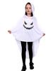 Halloween Roupas Infantis Fantasia Capa de Fantasma Luminosa Branca Capa Festa de Halloween Roupas de Fantasma
