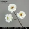 Flores Blancas para Boda, Gama Completa de Flores Artificiales Florales para Boda, Flores de Seda al por Mayor Material de Flor Individual Hortensia Peonía