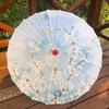 Guarda-chuva de papel de óleo de estilo antigo Traje clássico Hanfu Silk Umbrella Cheongsam Props Decoração Red Umbrella Factory