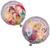 Globo de Aluminio de Princesa de 18 Pulgadas Globo de Aluminio para Fiesta de Cumpleaños de Princesa