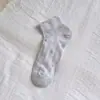 Calcetines Florales para Mujer, Calcetines Finos de Verano hasta Media Pantorrilla, Calcetines Cortos Sin Costuras de Encaje Estilo Ballet Miu, Calcetines de Malla para Mujer al por Mayor