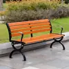 Bancos de parque, bancos de exterior, assentos de lazer, bancos compridos de exterior, bancos para áreas cénicas, bancos de praça, bancos de madeira maciça e madeira plástica anticorrosiva, pequenas cadeiras de oito pernas