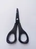 Tijeras de pesca mini de acero inoxidable para pescadores, tijeras fuertes para línea de pesca de caballo, boca recta con gancho, bucle abierto, tirar de la línea, suministros de pesca para exteriores