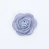 Versión coreana de horquilla de Camelia tridimensional materiales para joyería diy flores de tela al por mayor accesorios para ropa accesorios accesorios cabello