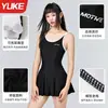 Traje de baño de alta gama para mujer adulta, nuevo modelo 2025, especialmente diseñado para piscinas, traje de baño de una pieza con tirante adelgazante y que favorece la figura para mujer
