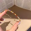 Brazalete Abierto Cuadrado de Circonita Dopamina de Verano Diseño Pequeño Fresco Dulce Pulsera Joyería de Lujo Ligero Sensación de Alta Gama