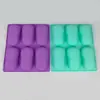 6 moldes de silicone para sabonete oval irregular e uniforme DIY sabonete de óleo essencial sabonete artesanal moldado espessado para exportação não deforma