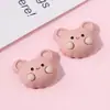 Mica Rosa Niña Conejo Oso Caramelo de Cereza Resina Accesorios Carcasa de Teléfono Móvil Vaso de Agua Material para Joyería DIY