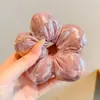 Goma de Pelo de Flor de Intestino Grande para Niñas, para Moño Cola de Caballo, Estilismo del Cabello, Banda de Goma para Niñas, Alta Elasticidad, No Daña el Cabello, Accesorios para el Cabello