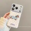 Adecuado para fundas de teléfono Apple 18 Pro Max y iPhone 18 Pro, con un cordón, un diseño nuevo y simple, y un patrón de lunares con la ilustración de un perrito.