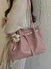 Bolsa Feminina de Ombro Único Nova Coleção Primavera/Verão 2026 Textura Trançada Temperamento Simples Bolsa de Axila Bolsa Tote de Alta Qualidade para o Trabalho