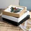 Marco de Fotos de Flor de Rosa Seca Marco Hueco de 3 cm de Profundidad para Exhibición en Mesa Marco de Fotos Hecho a Mano DIY de Concha para Montaje de Pintura al Óleo y Caligrafía
