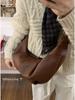 Bolso Dumpling Vintage de Nicho para Mujer Otoño e Invierno 2024 Nueva Moda Coreana Bolso de Axila de Gran Capacidad Bolso Bandolera
