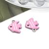 1 Acero Inoxidable Electroplateado al Vacío Esmalte de Doble Cara Colorido Gota de Aceite Pez Tropical Colgante Colgante Accesorios para Joyería DIY