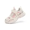 Zapatos para niños Balabala, zapatillas de malla transpirables dulces de otoño para niñas, zapatillas de correr retro a la moda