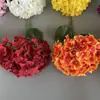 90 flores artificiales, tallos individuales con hojas, hortensia, decoración de boda, arreglo de pared de flores de fondo para hotel, arreglo floral de decoración suave
