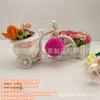Atacado em Estoque 6-8cm Pom-Pom de Pele de Coelho Falso DIY Pom-Pom Decoração de Caixa Pingente Bola Colorida Acessório de Chaveiro