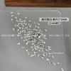 K9 Manicura Piedras de Strass Irregulares Planas Biseladas Plateadas Decoraciones de Strass Súper Brillantes Rivoli Rombo Gota de Agua Hojas de Arce Decoraciones Ultra Brillantes